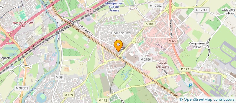 localisation de l'entreprise CREA BUREAU à LATTES