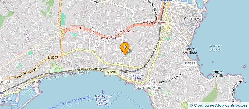 localisation de l'entreprise CREA BY CLO à ANTIBES