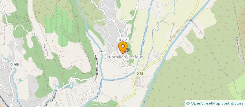localisation de l'entreprise CREA'CARRO à CORNILLON-CONFOUX
