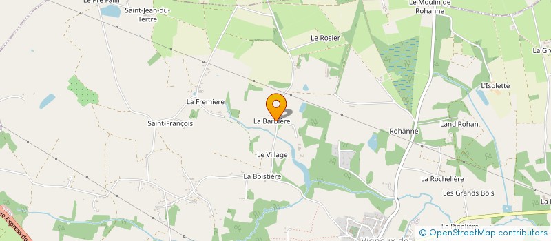 localisation de l'entreprise CREA-CO  VIGNEUX-DE-BRETAGNE