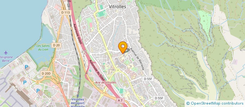 localisation de l'entreprise CREA.COM à VITROLLES