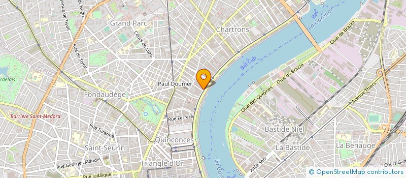 localisation de l'entreprise CREA CONCEPT à BORDEAUX