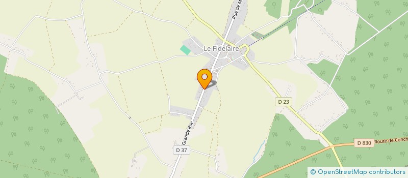 localisation de l'entreprise CREA CONCEPT à LE FIDELAIRE