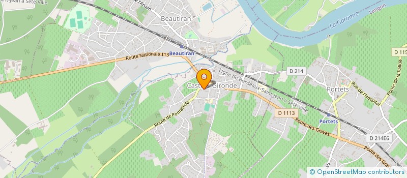 localisation de l'entreprise CREA CONCEPT  PORTETS
