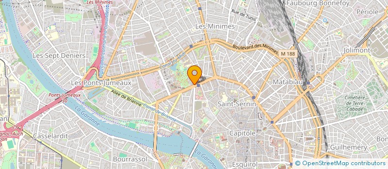 localisation de l'entreprise CREA'CONCEPT à TOULOUSE