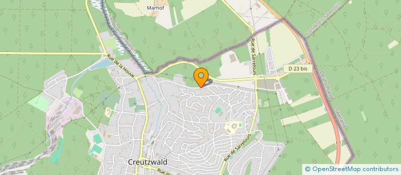 localisation de l'entreprise CREA CONCEPT 57 à CREUTZWALD