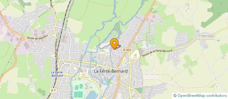 localisation de l'entreprise CREA CONCEPT INGENIERIE à LA FERTE-BERNARD