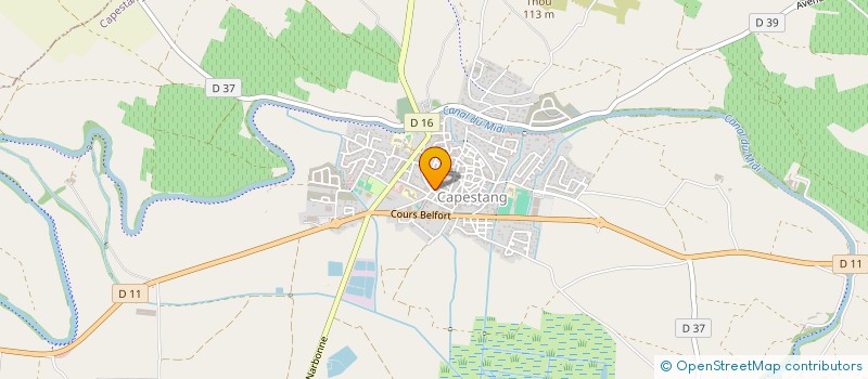 localisation de l'entreprise CREA CONCEPT RENOVATION  CAPESTANG