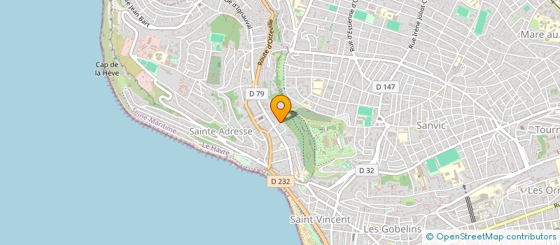 localisation de l'entreprise CREA CONSEIL à SAINTE-ADRESSE