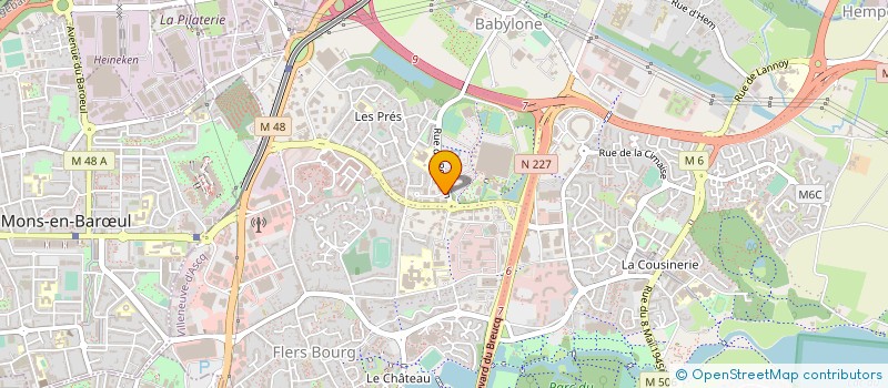 localisation de l'entreprise CREA-CONSEILS à MARCQ-EN-BARŒUL