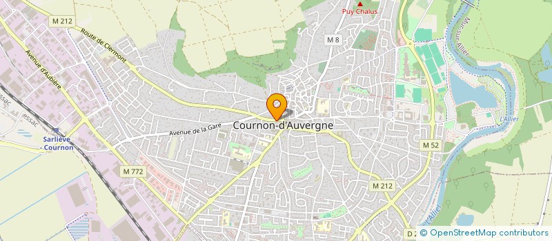 localisation de l'entreprise CREA CONTRUCTION MAISON INDIV RENOVATION à COURNON-D'AUVERGNE