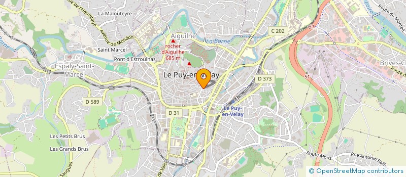 localisation de l'entreprise CREA DANSE à LE PUY-EN-VELAY