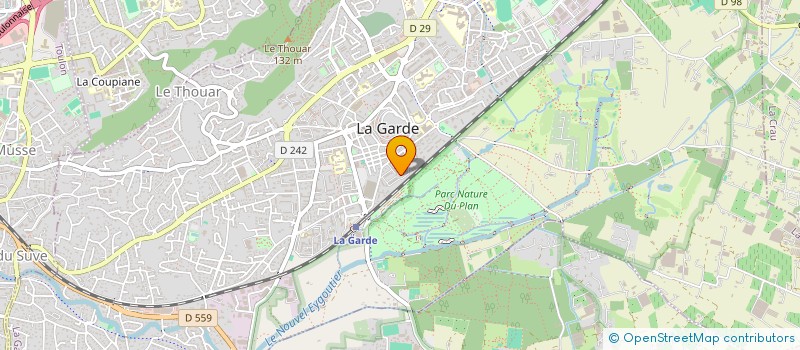 localisation de l'entreprise CREA DEA  LA GARDE