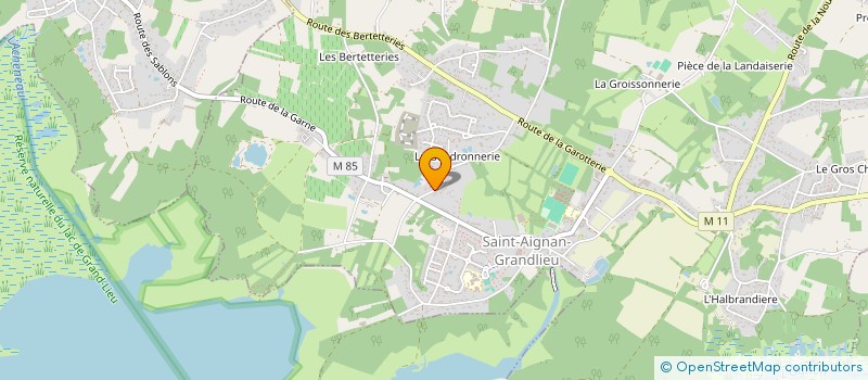 localisation de l'entreprise CREA DECO à SAINT-AIGNAN-GRANDLIEU