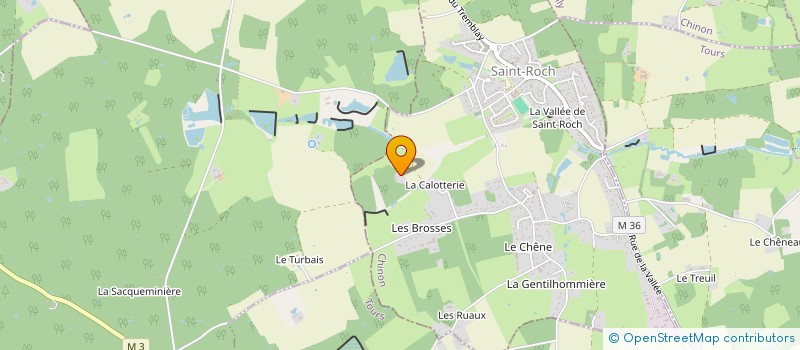 localisation de l'entreprise CREA.DIF  SAINT-ROCH