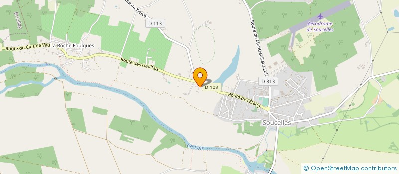 localisation de l'entreprise CREA ECO HABITAT à RIVES-DU-LOIR-EN-ANJOU