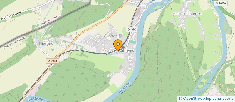 localisation de l'entreprise CREA-EVENTS 08  AUBRIVES