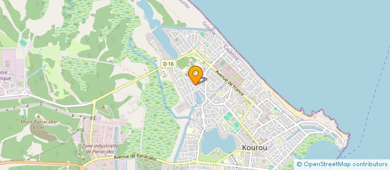 localisation de l'entreprise CREA'EXPLO à KOUROU
