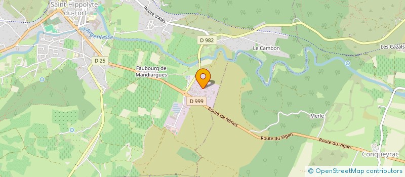 localisation de l'entreprise CREA FER  SAINT-HIPPOLYTE-DU-FORT