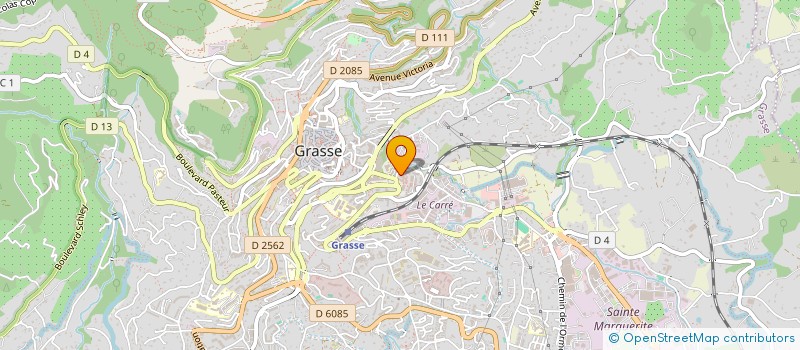 localisation de l'entreprise CREA'FOQUAL  GRASSE