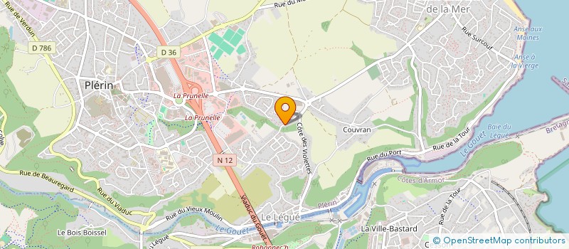 localisation de l'entreprise CREA'GYM à PLERIN