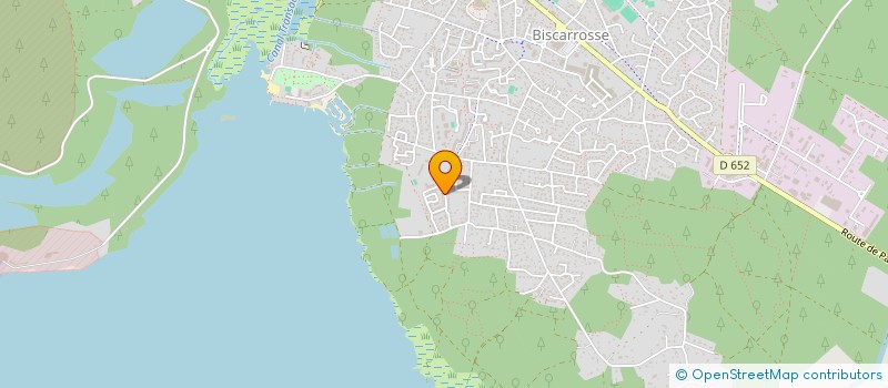 localisation de l'entreprise CREA INVEST  BISCARROSSE