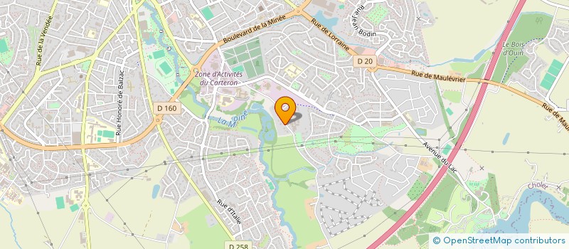 localisation de l'entreprise CREA INVESTISSEMENTS à CHOLET