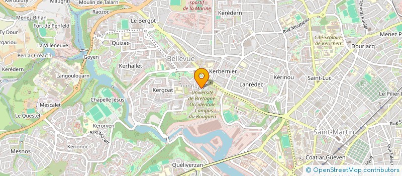 localisation de l'entreprise CREA IUT BREST à BREST