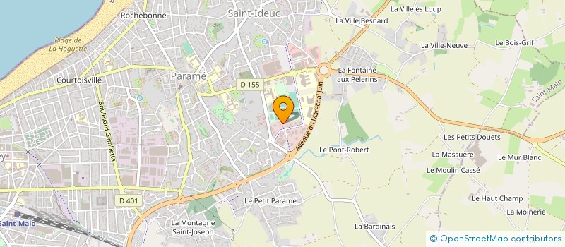 localisation de l'entreprise CREA IUT  SAINT-MALO  SAINT-MALO