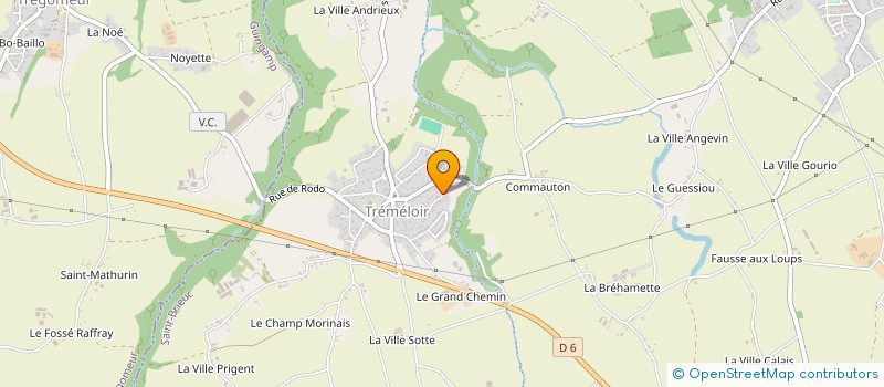 localisation de l'entreprise CREA JARDIN à PORDIC