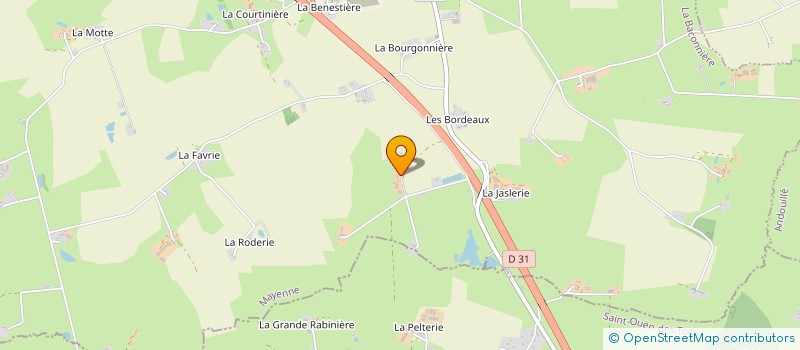 localisation de l'entreprise CREA JULIA à ANDOUILLE