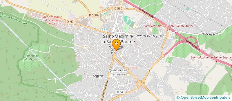 localisation de l'entreprise CREA-KID  SAINT-MAXIMIN-LA-SAINTE-BAUME