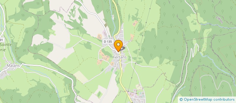 localisation de l'entreprise CREA LAB à REUGNEY