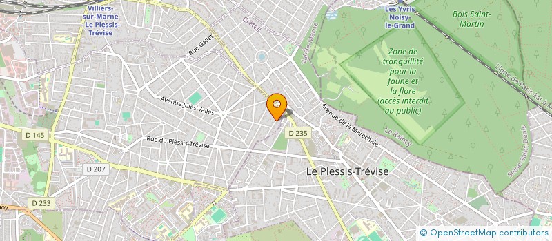 localisation de l'entreprise CREA LIGHT à CHAMPIGNY-SUR-MARNE
