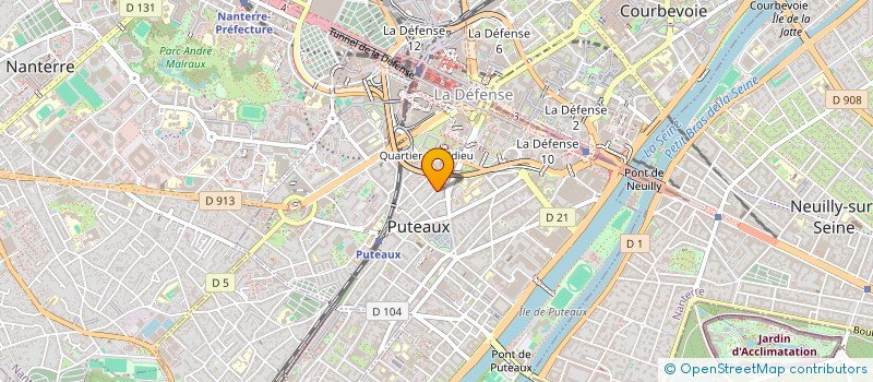 localisation de l'entreprise CREA LOGIS à PUTEAUX