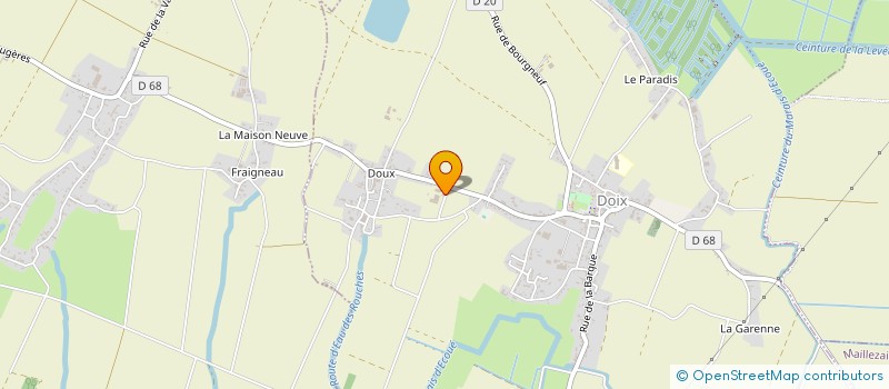 localisation de l'entreprise CREA LOOK à FONTENAY-LE-COMTE
