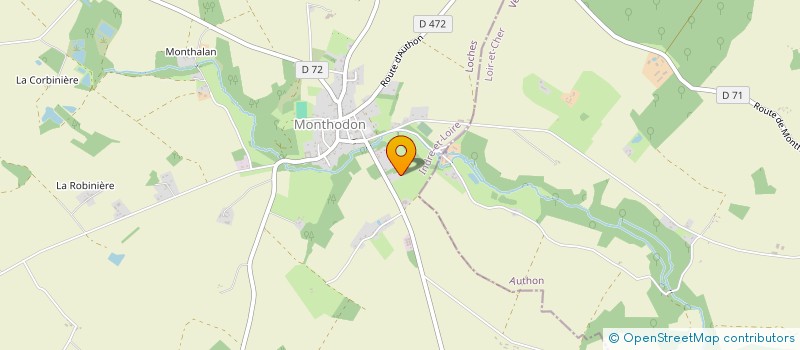 localisation de l'entreprise CREA MARY'KINE  MONTHODON