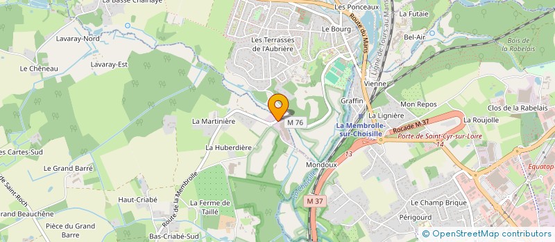 localisation de l'entreprise CREA METAL  FONDETTES