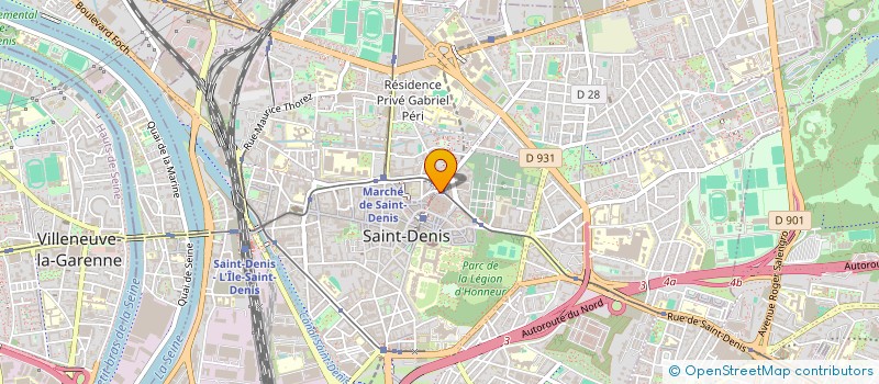 localisation de l'entreprise CREA-MODE à CLICHY-SOUS-BOIS