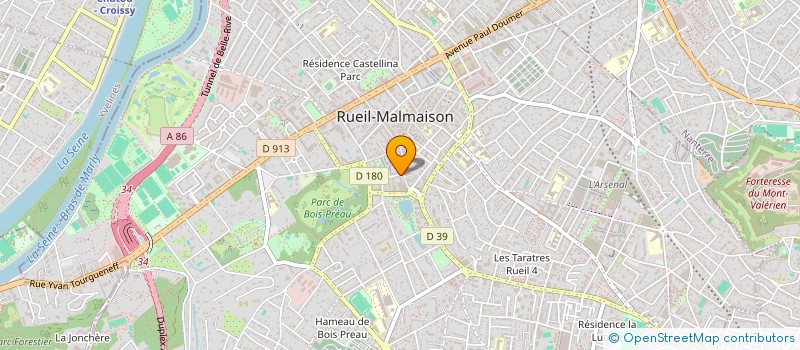 localisation de l'entreprise CREA'MONDE à RUEIL-MALMAISON