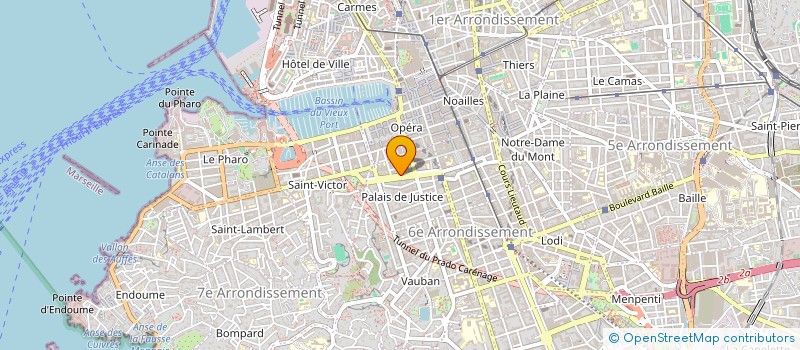 localisation de l'entreprise CREA.NET à MARSEILLE