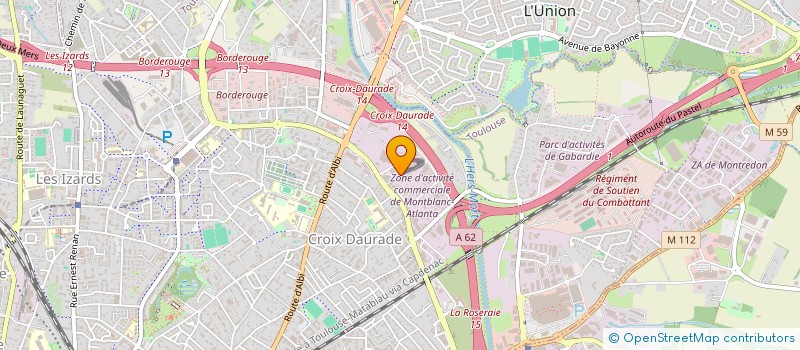 localisation de l'entreprise CREA'NET à TOULOUSE