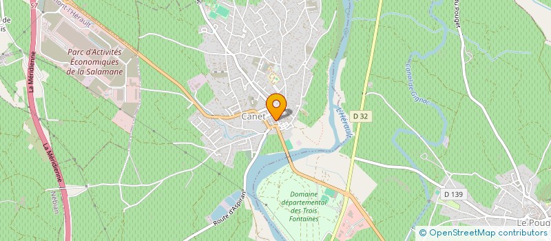 localisation de l'entreprise CREA NOBIS à CANET