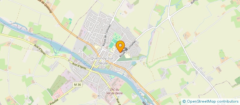 localisation de l'entreprise CREA NORD à QUESNOY-SUR-DEULE