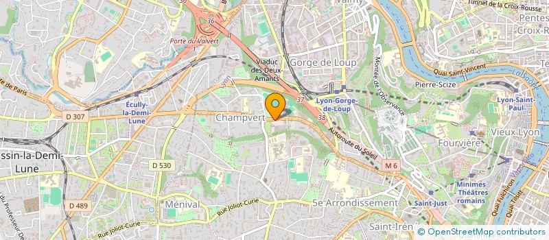 localisation de l'entreprise CREA OPTIC à LYON