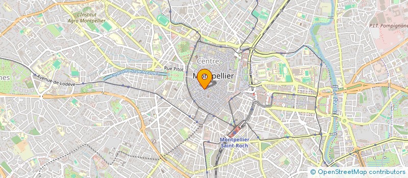 localisation de l'entreprise CREA OPTIQUE à MONTPELLIER
