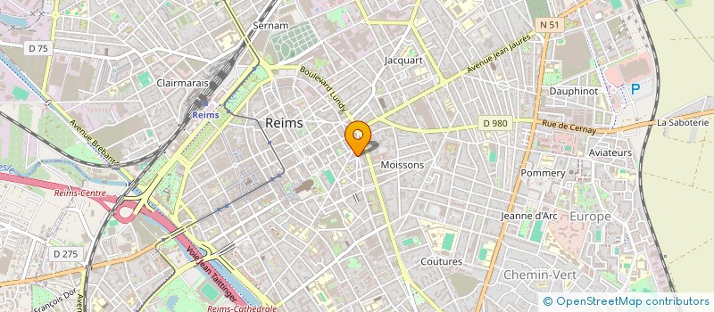 localisation de l'entreprise CREA PACK CONSULTING  REIMS