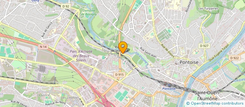 localisation de l'entreprise CREA PARQUETS  PONTOISE