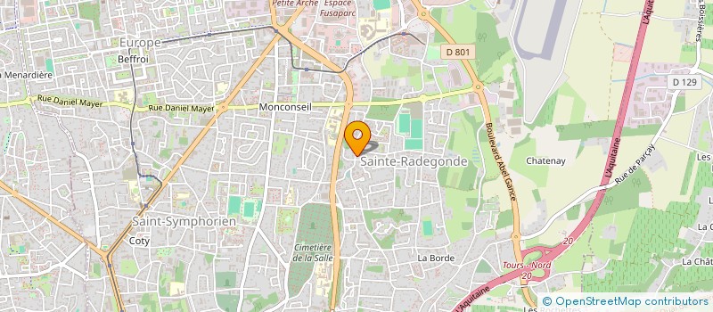 localisation de l'entreprise CREA PAYSAJ  TOURS