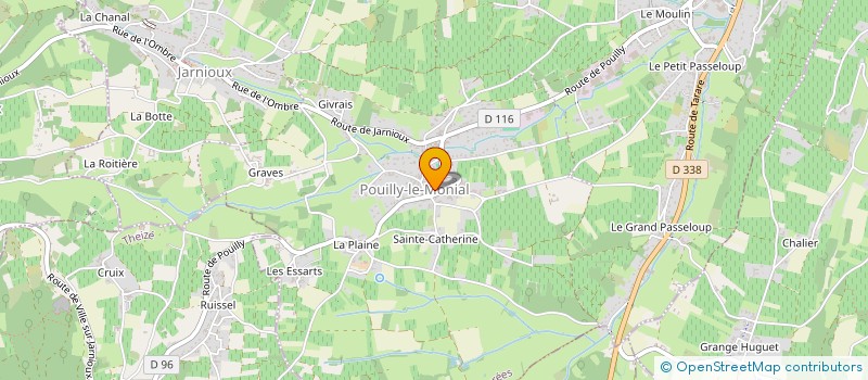 localisation de l'entreprise CREA'POUILLY à PORTE DES PIERRES DOREES